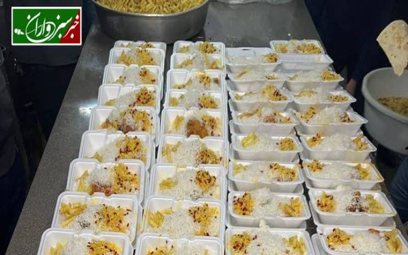 اطعام فاطمی در ریگان، ۵ هزار غذا طبخ و توزیع شد