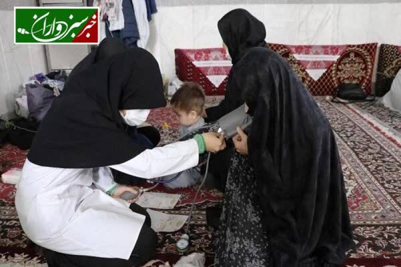 پزشکان جهادی جازموریان بیش از ۳۰۰۰ بیمار را ویزیت کردند