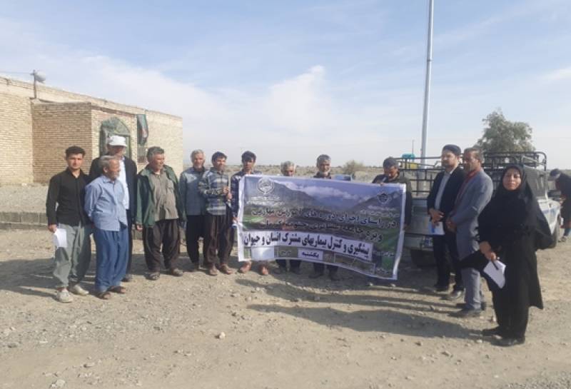 برگزاری دوره آموزشی ترویجی دامپزشکی شهرستان فاریاب در روستای چاه زیارت