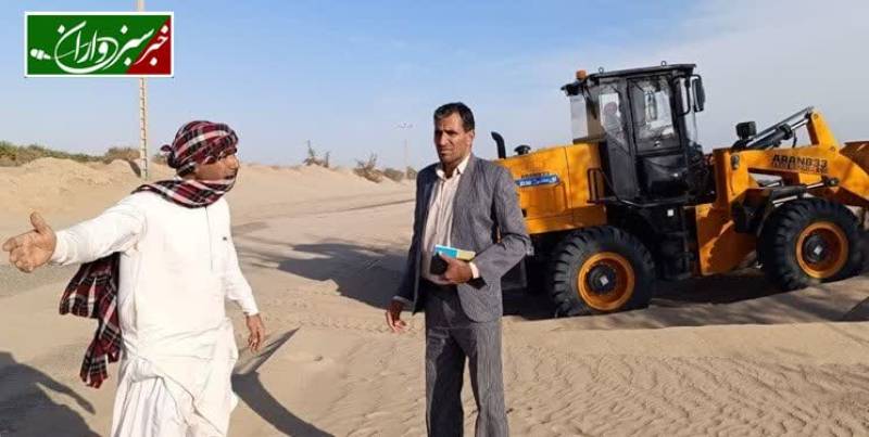 بازگشایی محور روستایی رودشور ریگان در کمترین زمان