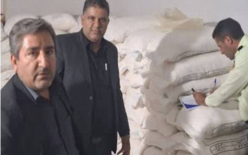 کشف حدود ۱۰ تن آرد احتکار شده در شهر درب بهشتِ جیرفت