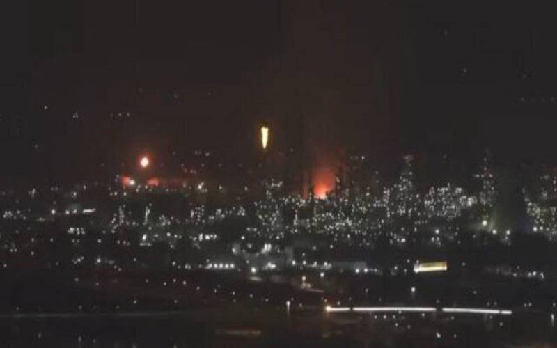 اصابت موشک های نقطه زن ایرانی به تاسیسات برق اسرائیل